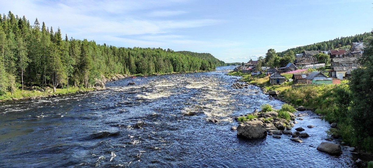 Река Умба в нижнем течении