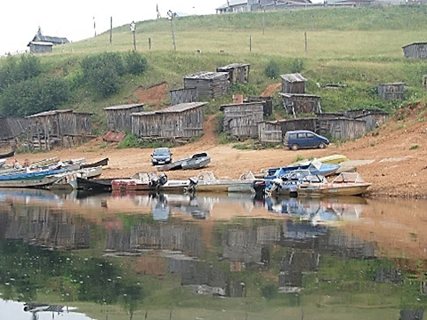 Река Мезень, с. Лешуконское, Архангельская область 2