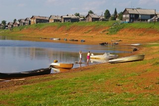 Река Мезень, с. Лешуконское, Архангельская область 3