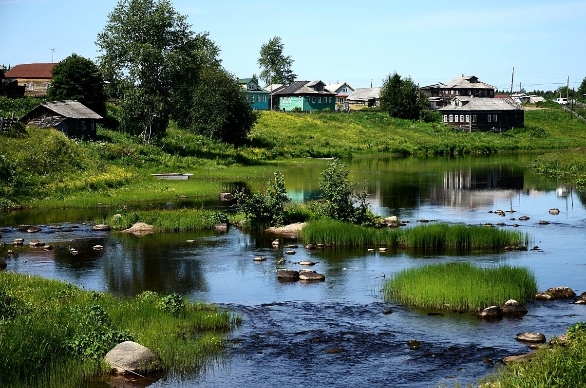 Река Тамица в селе Тамица