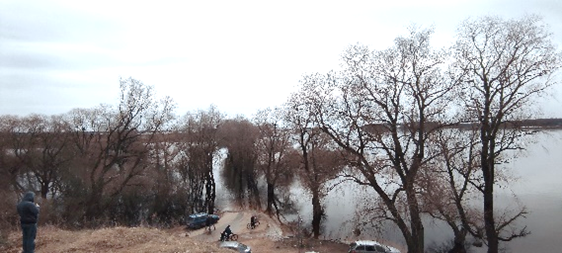 Волхов в районе Рюрикова городища