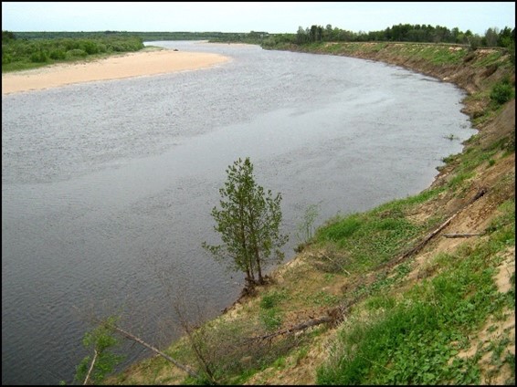 Река Устья, Вельский район (Яндекс.Карты) 2