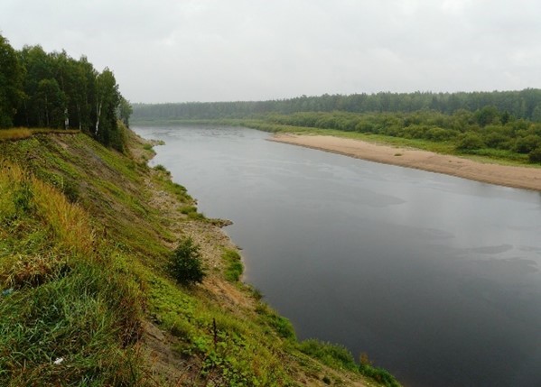 Река Устья, Вельский район (Яндекс.Карты)