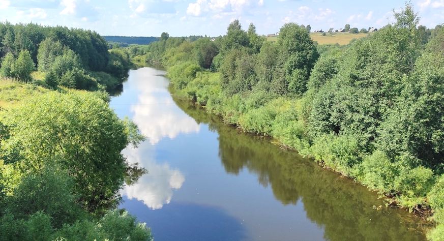 Река Юг около д. Пермас
