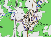 Река Порусья в деревне Минцево 2