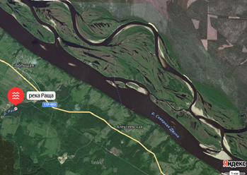 Широкопойменное русло Северной Двины в верхнем течении