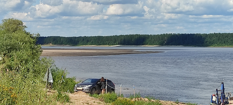 Побочни и осерёдки в русле Северной Двины 1