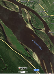 Побочни и осерёдки в русле Северной Двины 2