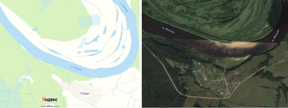 Деревня Слуды. Река Молога 2