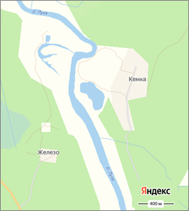 Старицы в пойме Луги (геостанция Железо РГПУ им. А. И. Герцена)