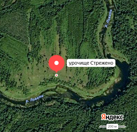 Урочище Стрежено, река Ловать