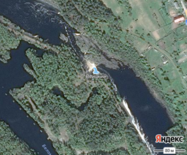 Водопад Воицкий падун. Надвоицкое городское поселение, Сегежский район, Республика Карелия. Фото С. Мызникова 