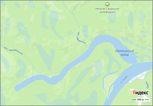 Лахтинский залив, Яндекс.Карты